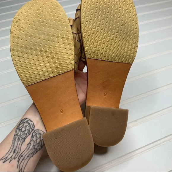 Liberte Santorini Woven Mule Leather Block Heel - Picture 9 of 12